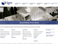 Tablet Screenshot of lgm3d.com